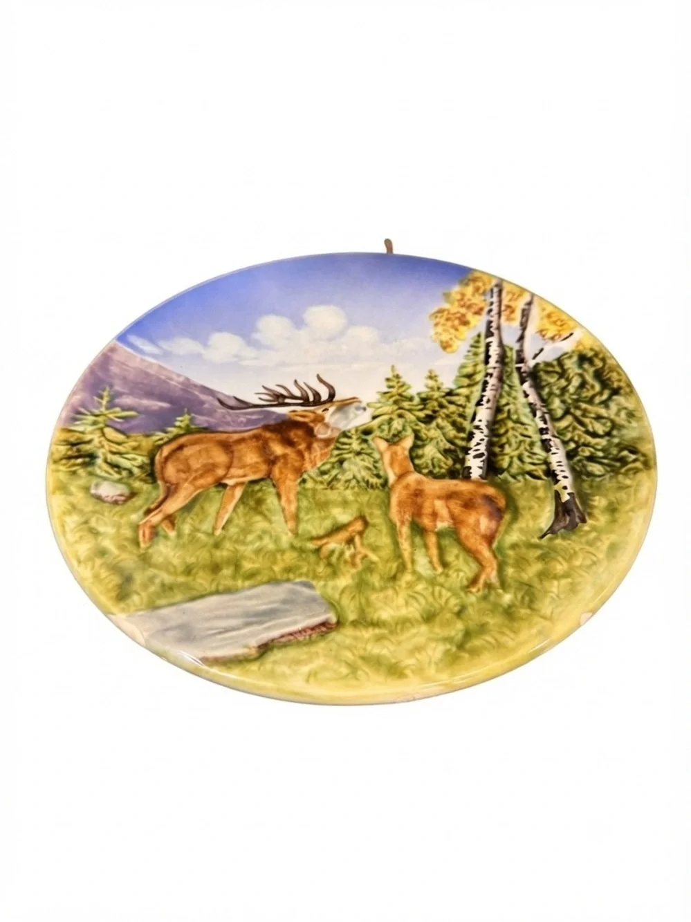 VTG German Majolica Relief 9.5